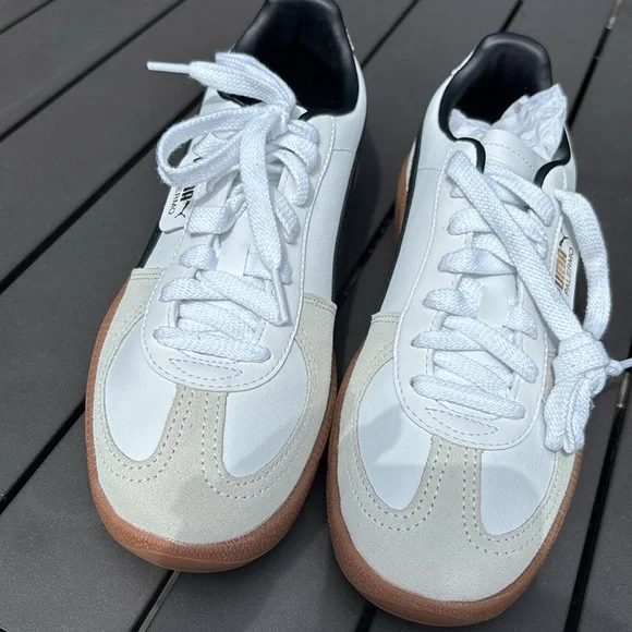 Women’s Puma Palermo Blk/ White Sneakers Size 8.5 - Picture 8 of 8